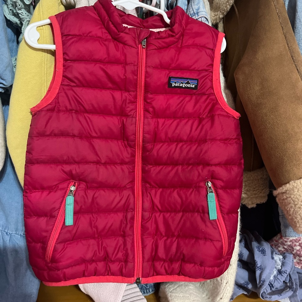 Patagonia Pink Puffer Vest
